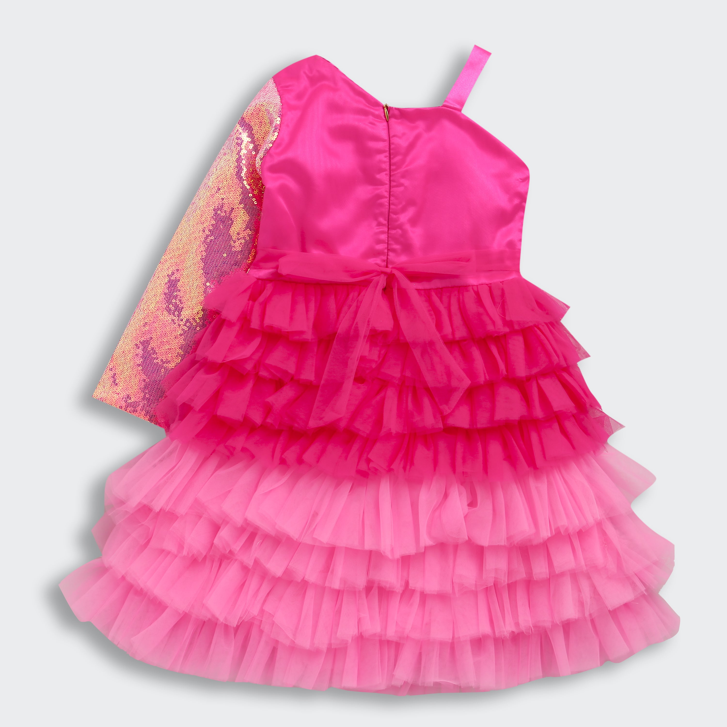 Barbie Sequins Layred Frills Party Dress