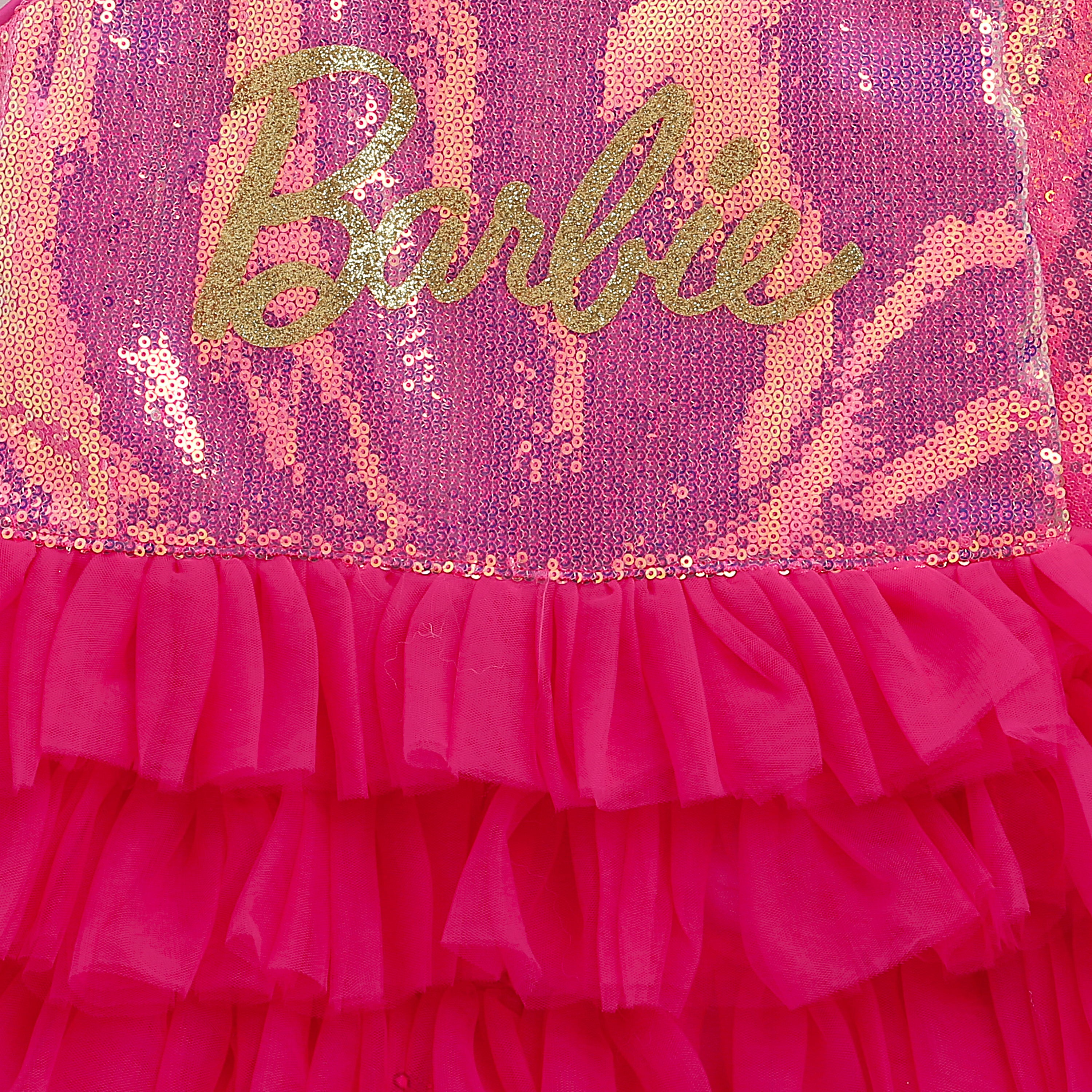 Barbie Sequins Layred Frills Party Dress