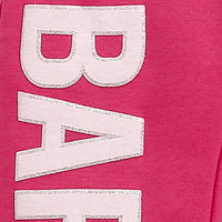 Barbie Graphic Full-Length Joggers with Elastic Waist and Graphic Placed on Right Leg