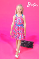 Barbie Spaghetti Strap Midi with Elastic Waist