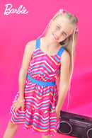 Barbie Spaghetti Strap Midi with Elastic Waist