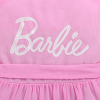 Barbie Spaghetti Strap Midi with Smocking at Back and Frill