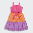 Barbie Spaghetti Strap 3-Layered Midi in 3 Different Colours