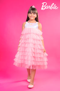 Barbie 3/4 Length Midi Party Dress