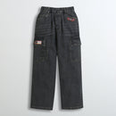 Barbie Denim Cargo Pant Regular Fit