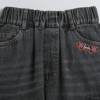 Barbie Denim Cargo Pant Regular Fit