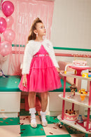 Barbie Party Wear Combo Curved Shrug