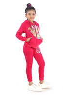 Barbie Graphic Print Hoodie Sweatshirt with Zipper Waistband & Side Pockets