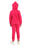 Barbie Graphic Print Hoodie Sweatshirt with Zipper Waistband & Side Pockets