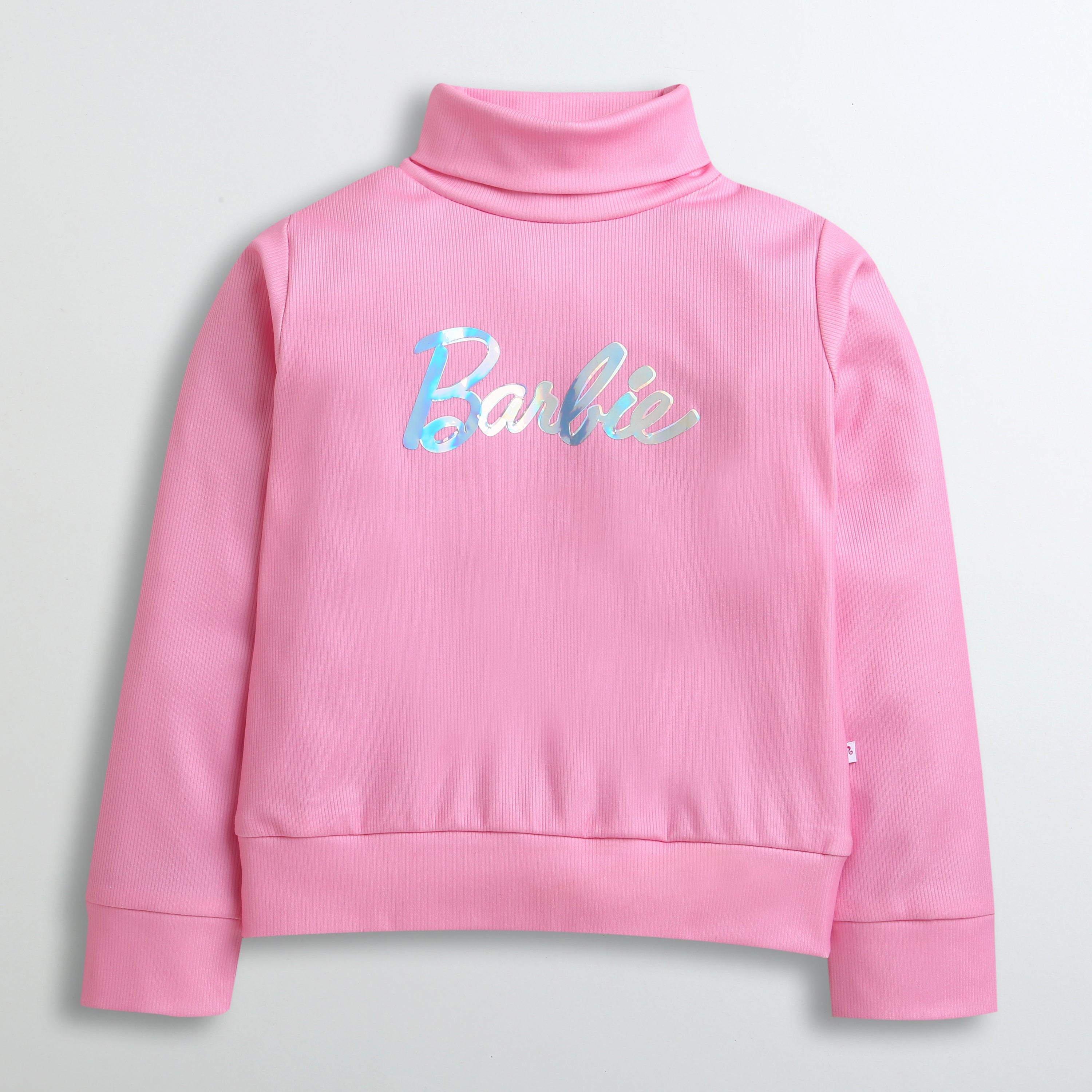 Barbie Turtle Neck Pink Top