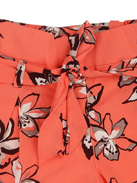 Tiny Girl Printed Peach Shorts