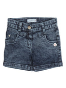 Tiny Girl Chic Waistband Button Closure & Zip Fly Denim Shorts