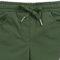 Tiny Girl Olive Green Pastel Color Shorts