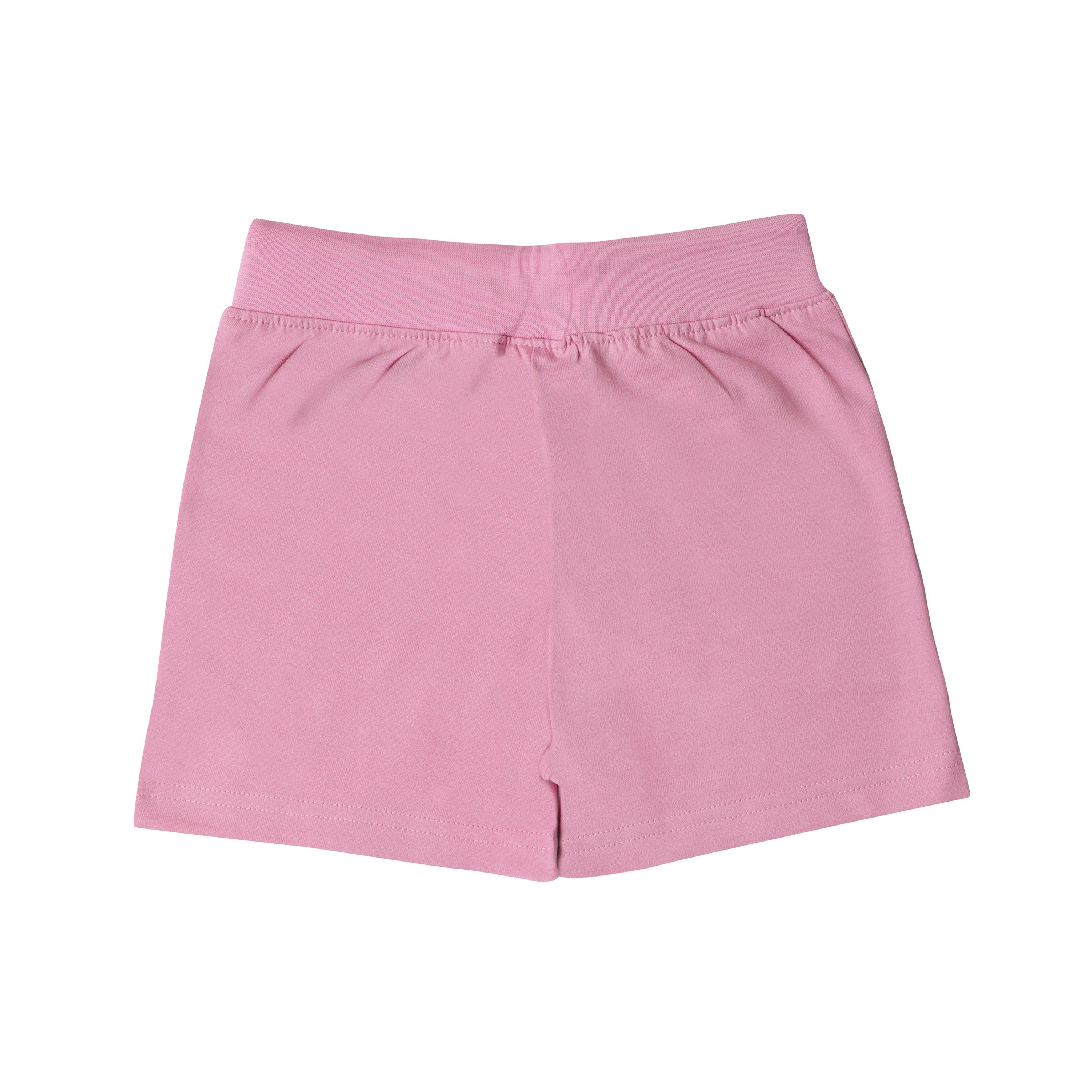 Pink Shorts Plain Regular Fit