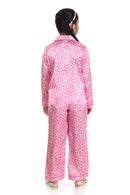 Barbie Printed Night Suit with Full Pant - Pink