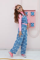 Barbie Printed Denim Top