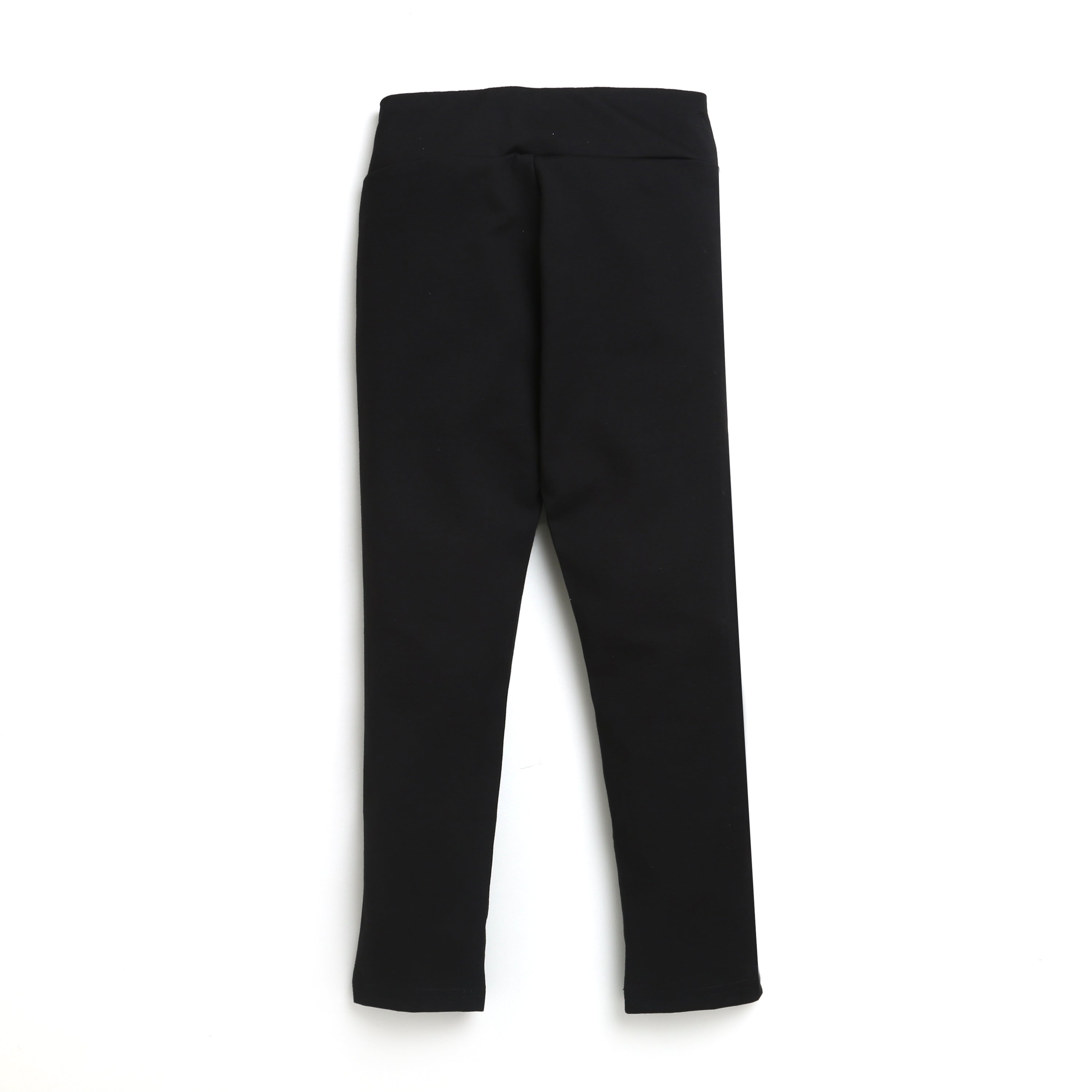 Tiny Girl Rayon Black Full Jeggings