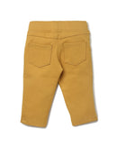 Tiny Girl Mustard Capri Has A Slip On Closure With Front Buttons