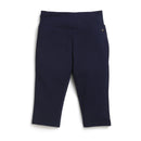 Tiny Girl Cotton Navy 3/4th Capri