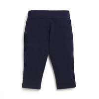 Tiny Girl Cotton Navy 3/4th Capri