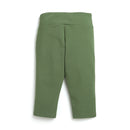 Tiny Girl Knitted Cotton Olive Green 3/4th Capri