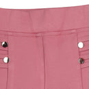 Tiny Girl Onion Pink Capri Has A Slip On Closure With Front Buttons