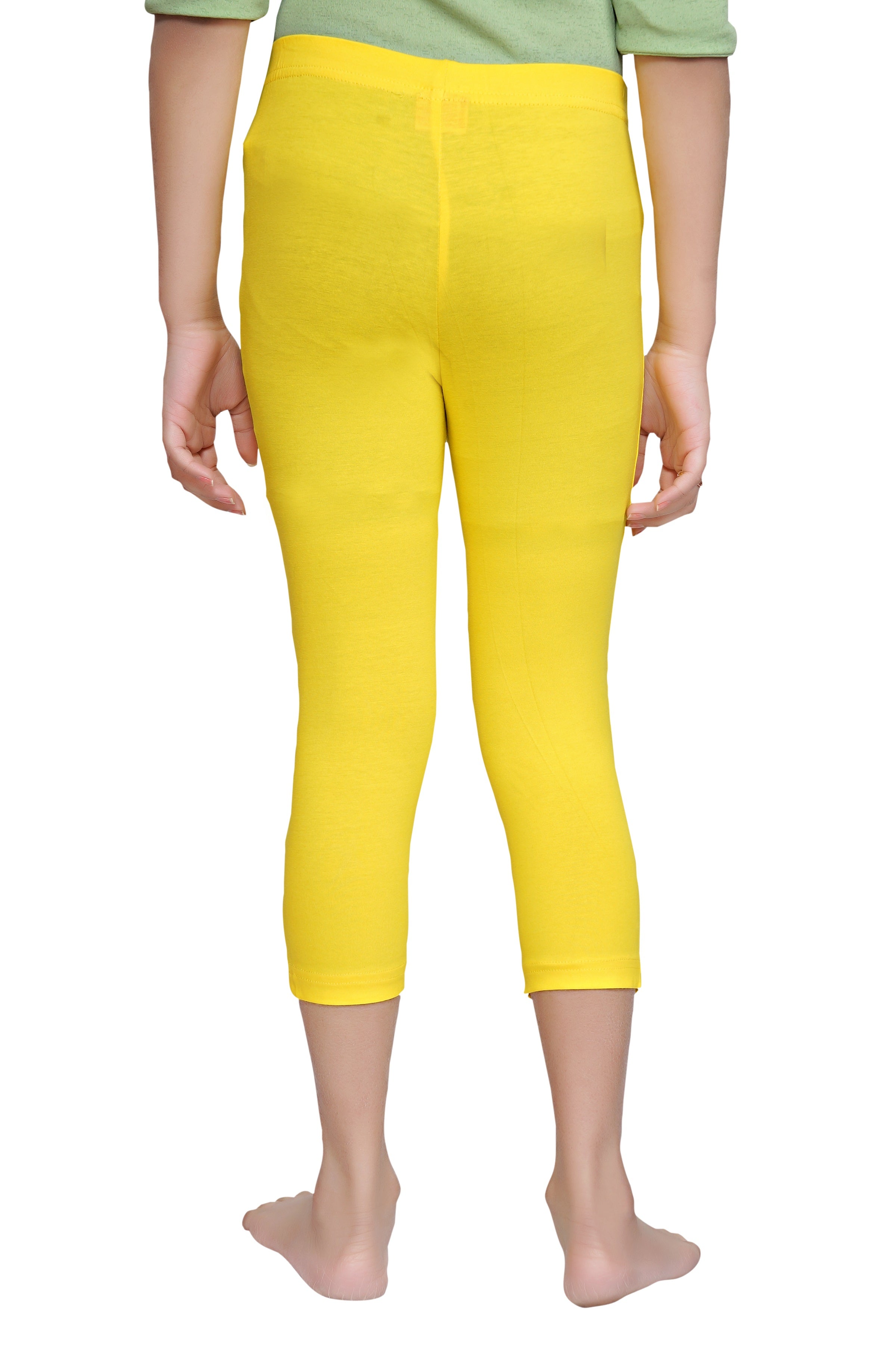 Tiny Girl Lemon 3/4th Slim Fit Leggings