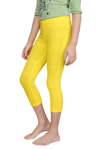 Tiny Girl Lemon 3/4th Slim Fit Leggings