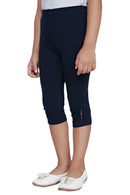 Tiny Girl Navy 3/4th Slim Fit Leggings