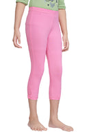 Tiny Girl Pink 3/4th Slim Fit Leggings