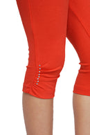 Tiny Girl Tomato 3/4th Slim Fit Leggings