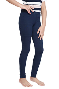 Tiny Girl Navy Colour Full Leggings