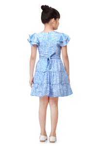 Tiny Girl Print Fit & Flare Dress