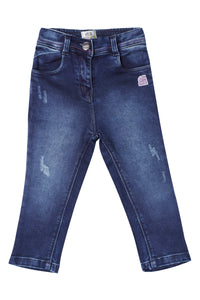 Tiny Girl High Quality Dark Blue Ankle Length Denim Pant