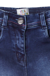 Tiny Girl High Quality Dark Blue Ankle Length Denim Pant