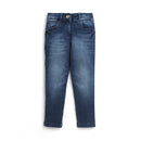 Md Blue Colour Anckle Length Denim Pant