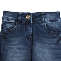 Md Blue Colour Anckle Length Denim Pant