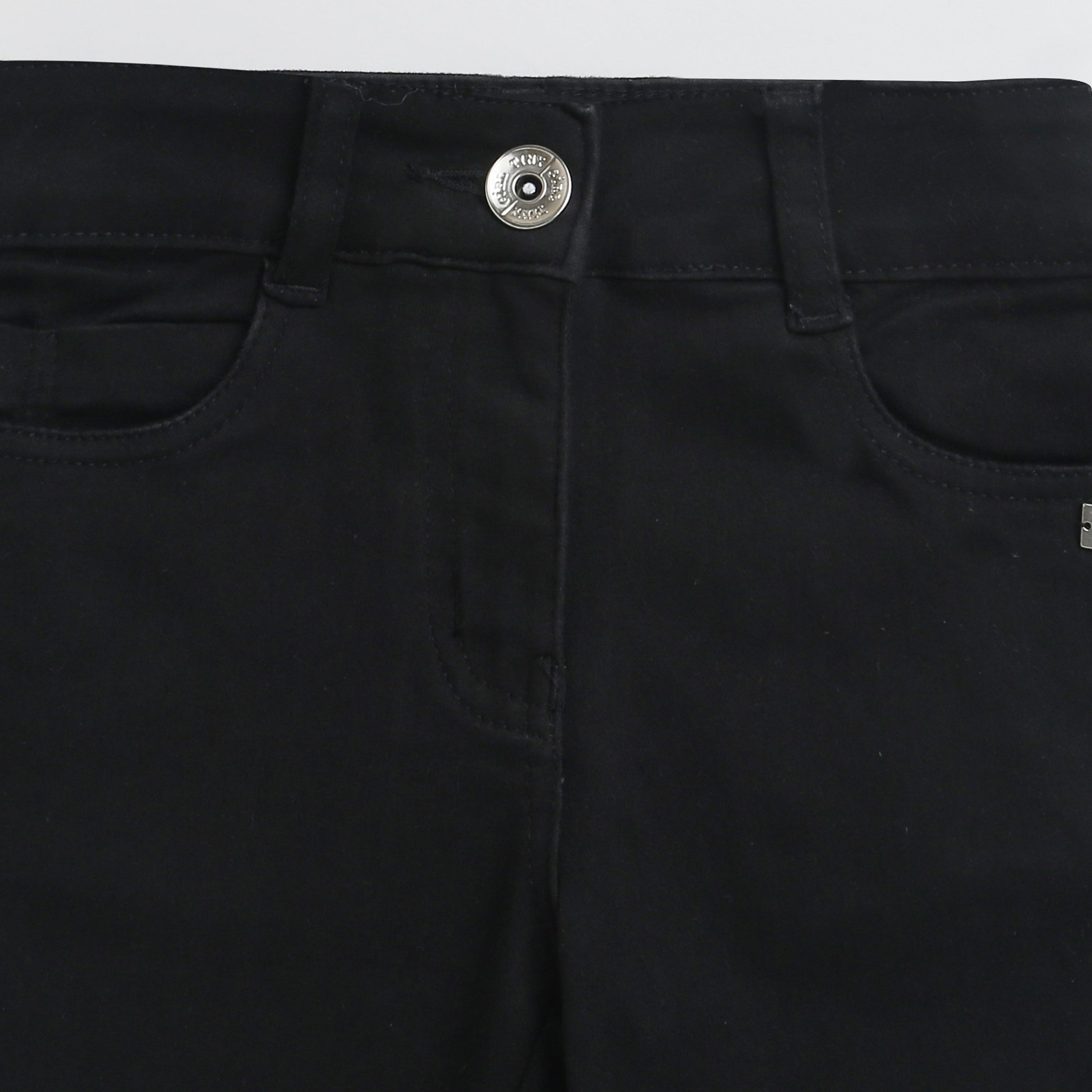 Tiny Girl Denim 3/4th Black Paddle Pant