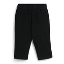 Tiny Girl Knitted Cotton All Around Elastic Waistband Black 3/4th Paddle Pant