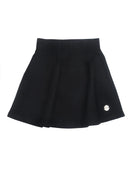 Tiny Girl Party Wear Black Elastic Band And Midi Length Skirt