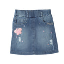 Tiny Girl Light Blue Printed Shorts