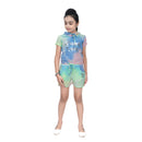 Tie-Die Hoodie Shorts Set