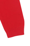 Tiny Girl Red Round Neck Full Sleeves Sweater