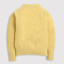 Tiny Girl Round Neck Long Sleeves Cable Knit Pullover