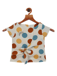 Polka Dot Regular Fit Top