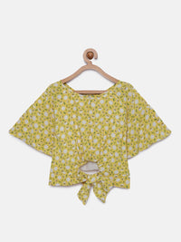 Lemon Print Regular Fit Top