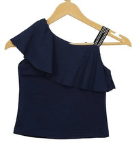 Tiny Girl Regular Fit One Shoulder Top