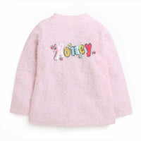 Tiny Girl Round Neck Full Sleeve With Fancy Patch Top