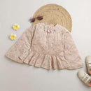 Tiny Girl Fawn Top Reglan Bell Sleeves With Elegance In Mind