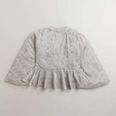 Tiny Girl Gray Top Reglan Bell Sleeves With Elegance In Mind